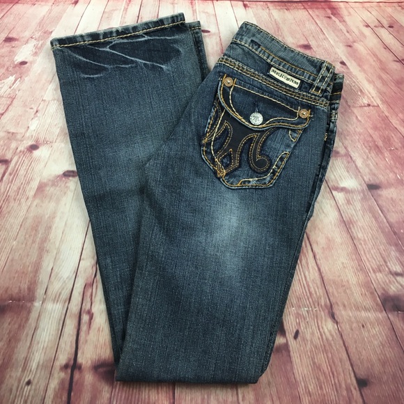 🐞MEK Denim Natal Bootcut denim jean size 25 - Picture 2 of 8
